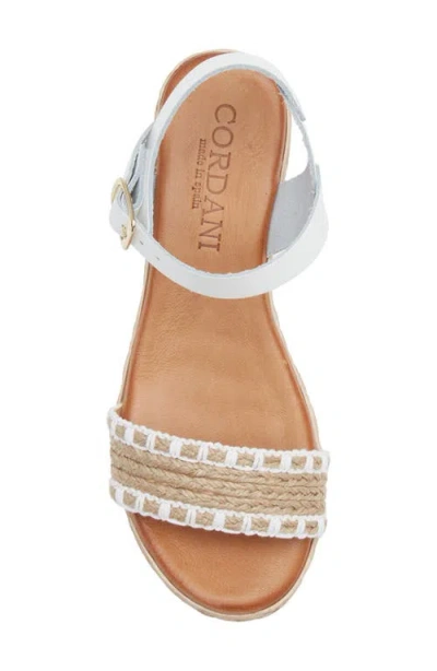 Cordani Bryce Platform Sandal In White