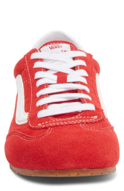 Vans Super Lowpro Sneaker In Red
