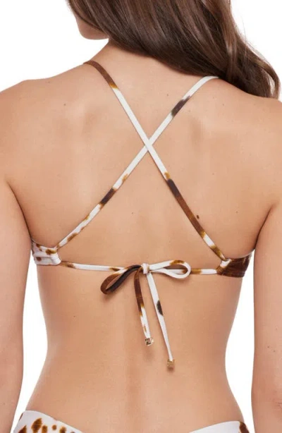 Steve Madden Underwire Bikini Top In White