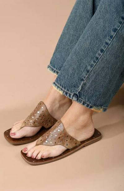Seychelles Keep Your Secrets Studded Sandal In Brown