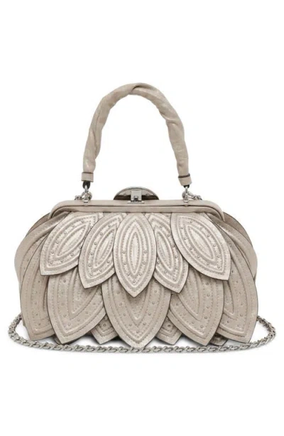 Aimee Petal Top Handle Bag In Sand