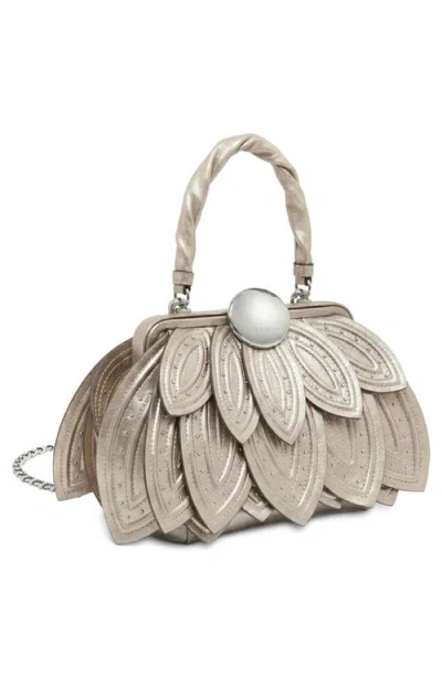 Aimee Petal Top Handle Bag In Sand