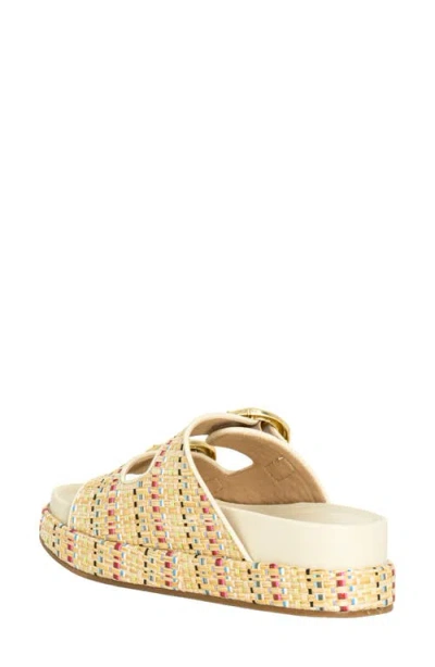 Shushop Lori Platform Slide Sandal In Multi