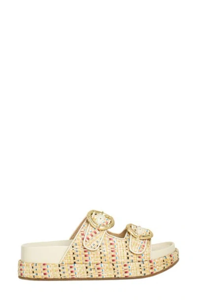 Shushop Lori Platform Slide Sandal In Multi