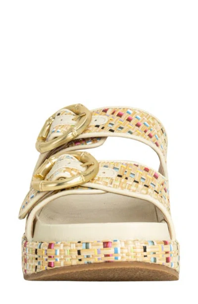 Shushop Lori Platform Slide Sandal In Multi