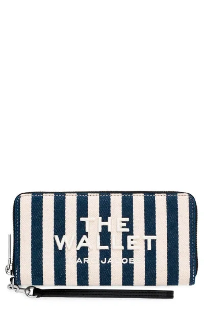 Marc Jacobs The Stripe Canvas Continental Wallet