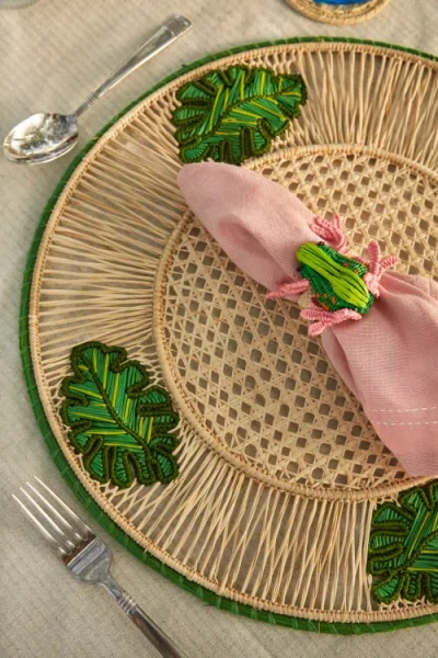 Coro Cora Leaves 3d Placemat In Multi