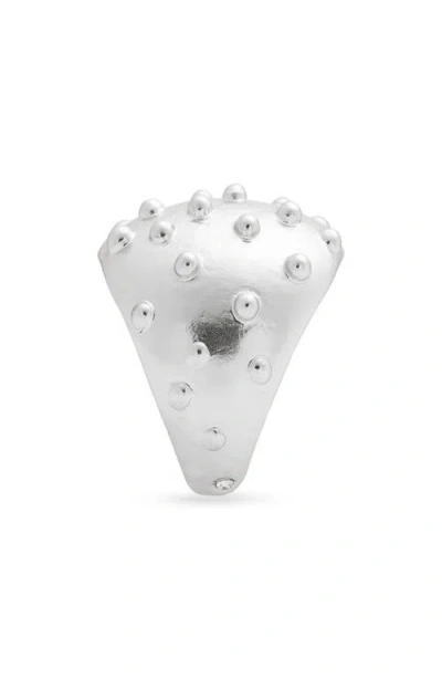 Karine Sultan Ladybug Ring In Silver