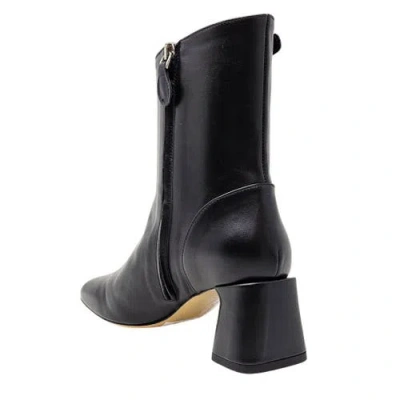 Madison Maison Tall Hand Rubbed Lock Boot In Black