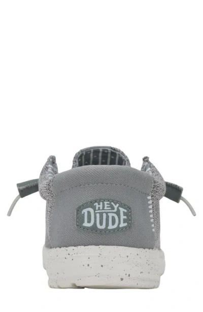 Hey Dude Wally Stretch Sox Slip-on In Gray