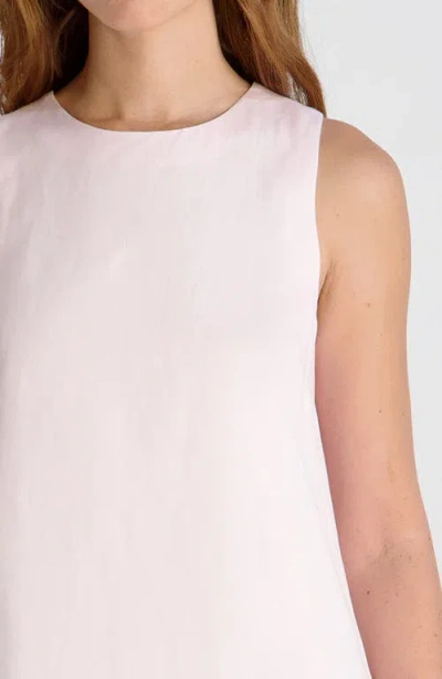 French Connection Cooper Linen Sleeveless Mini Dress In Pink