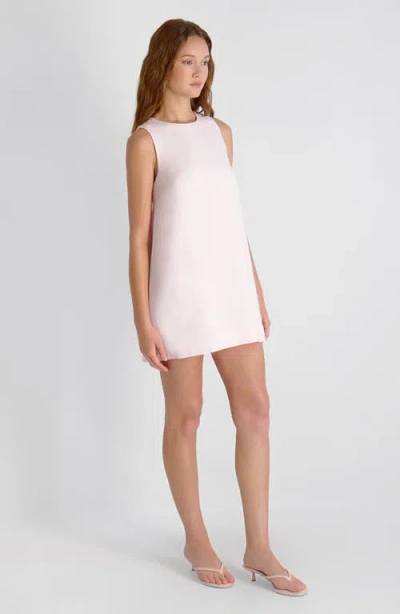 French Connection Cooper Linen Sleeveless Mini Dress In Pink