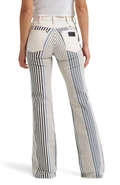 Wrangler Western Wide Leg Jeans In White