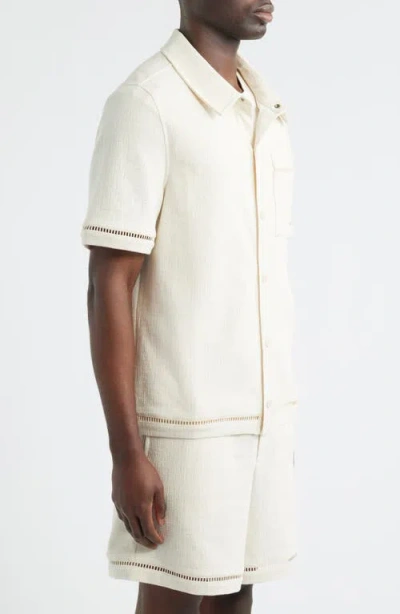 Ugg (r) Devyn Short Sleeve Shirt In White