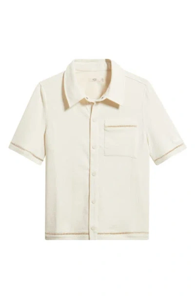 Ugg (r) Devyn Short Sleeve Shirt In White