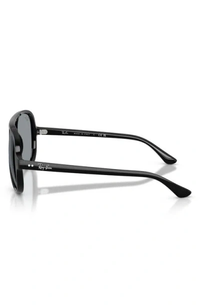 Ray Ban Cats 5000 Classic Sunglasses Black Frame Grey Lenses 59-13