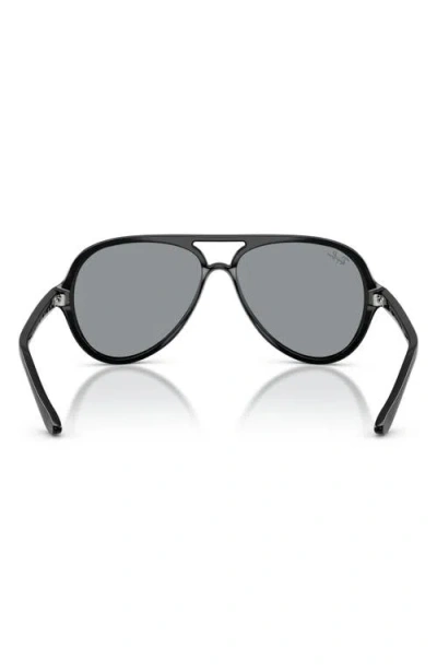 Ray Ban Cats 5000 Classic Sunglasses Black Frame Grey Lenses 59-13
