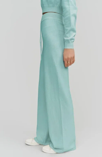 Kathryn Mccarron Alex Drawstring Pants In Blue