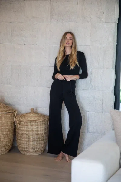 Kathryn Mccarron Alex Drawstring Pants In Black