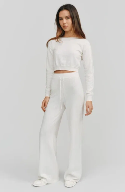 Kathryn Mccarron Alex Drawstring Pants In White