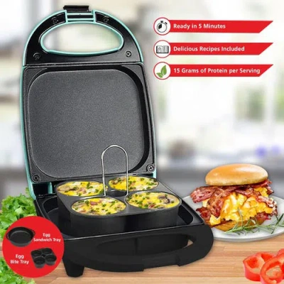 Brentwood Mini Sous Vide Egg Bite Maker In Blue