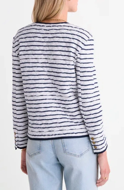 Vineyard Vines Stripe Quilted Jacket