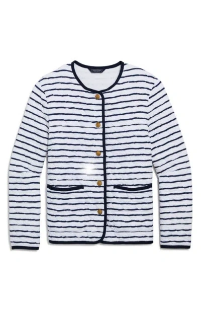 Vineyard Vines Stripe Quilted Jacket
