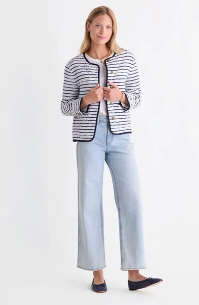 Vineyard Vines Stripe Quilted Jacket