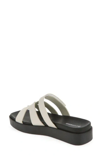Bottero Botriley Platform Slide Sandal In White