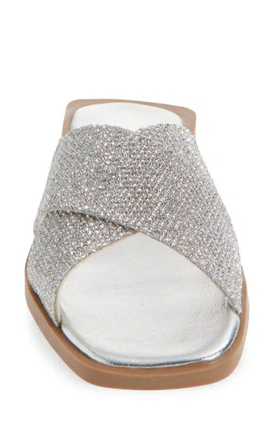 Bottero Botfisher Slide Sandal In Silver