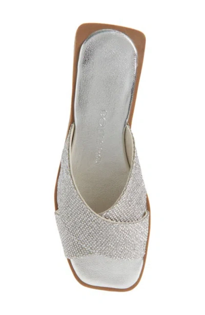 Bottero Botfisher Slide Sandal In Silver