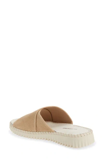 Bottero Botolga Flex Platform Wedge Slide Sandal In Brown