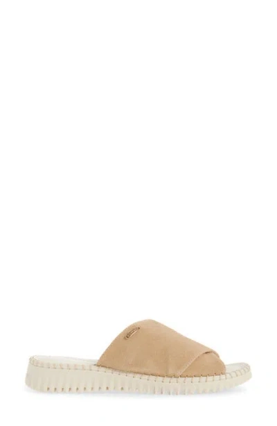 Bottero Botolga Flex Platform Wedge Slide Sandal In Brown