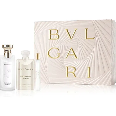 Bvlgari Eau Parfumee The Blanc Eau De Toilette Gift Set In Transparent