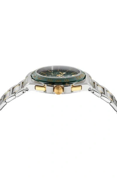 Versace Greca 43mm Watch In Green
