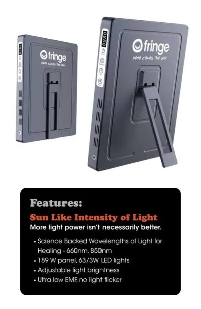 Fringe Red Light Therapy Panel 189w In Gray