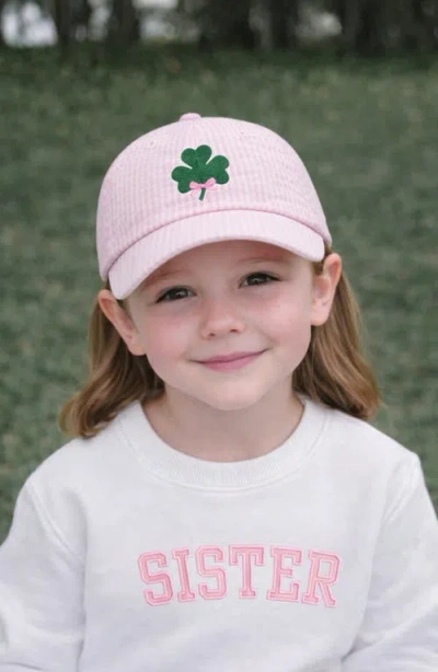 Bits & Bows Shamrock Bow Baseball Hat In Pattern