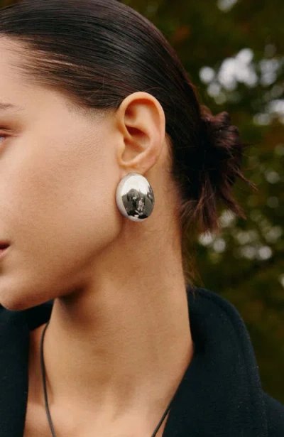 Retro Chic Orbit Earring In Red