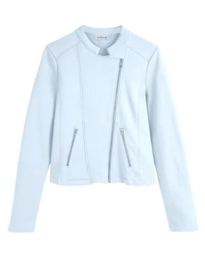 Kettlewell Sculpted Biker Jacket In Blue