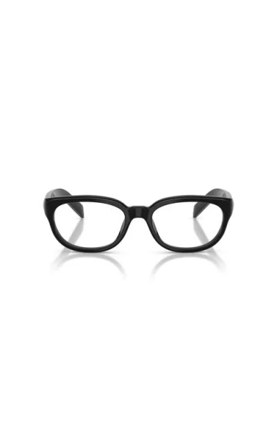 Prada 54mm Phantos Optical Glasses In Pattern