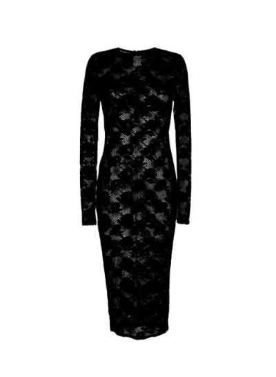Fleur Du Mal Le Stretch Multifit Dress In Black