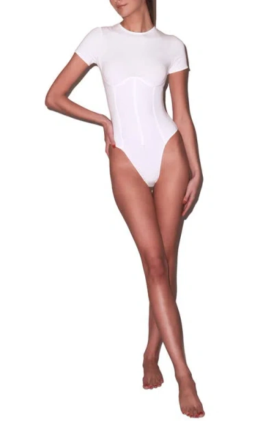 Fleur Du Mal Organic Cotton T-shirt Bodysuit In Multi