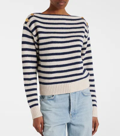 Nili Lotan Tandy Striped Cashmere Sweater In Multi