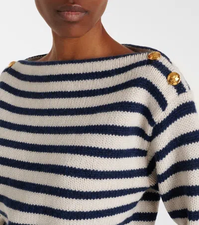Nili Lotan Tandy Striped Cashmere Sweater In Multi
