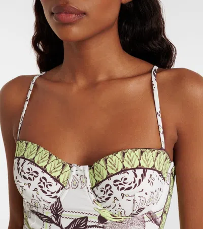 Tory Burch Printed Swimsuit In Multi