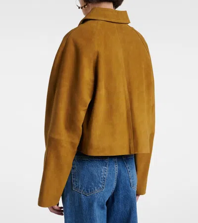 Dorothee Schumacher Buttoned Patch-pocket Jacket In Brown