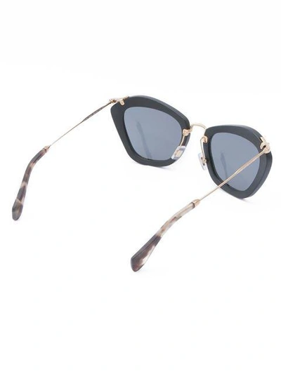 Shop Miu Miu 'noir' Sunglasses In Black