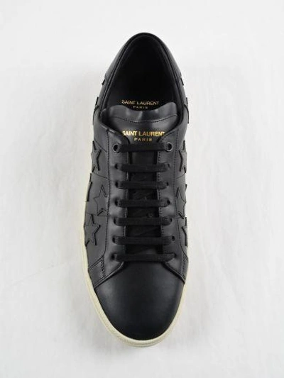Shop Saint Laurent Signature Court Classic Sneakers In Black