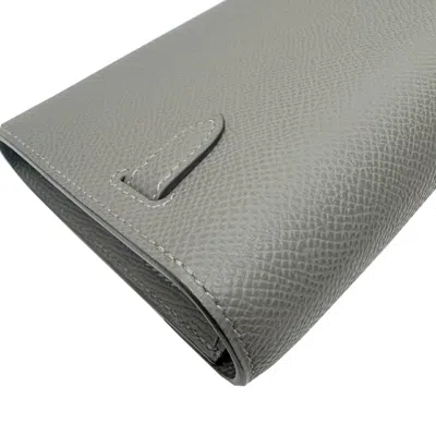 Pre-owned Hermes Epsom Leather Chain/shoulder Wallet ()