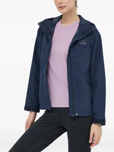 Helly Hansen Hooded Jacket In Blue